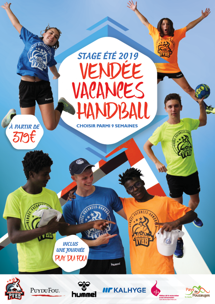stage vendee vacances handball
